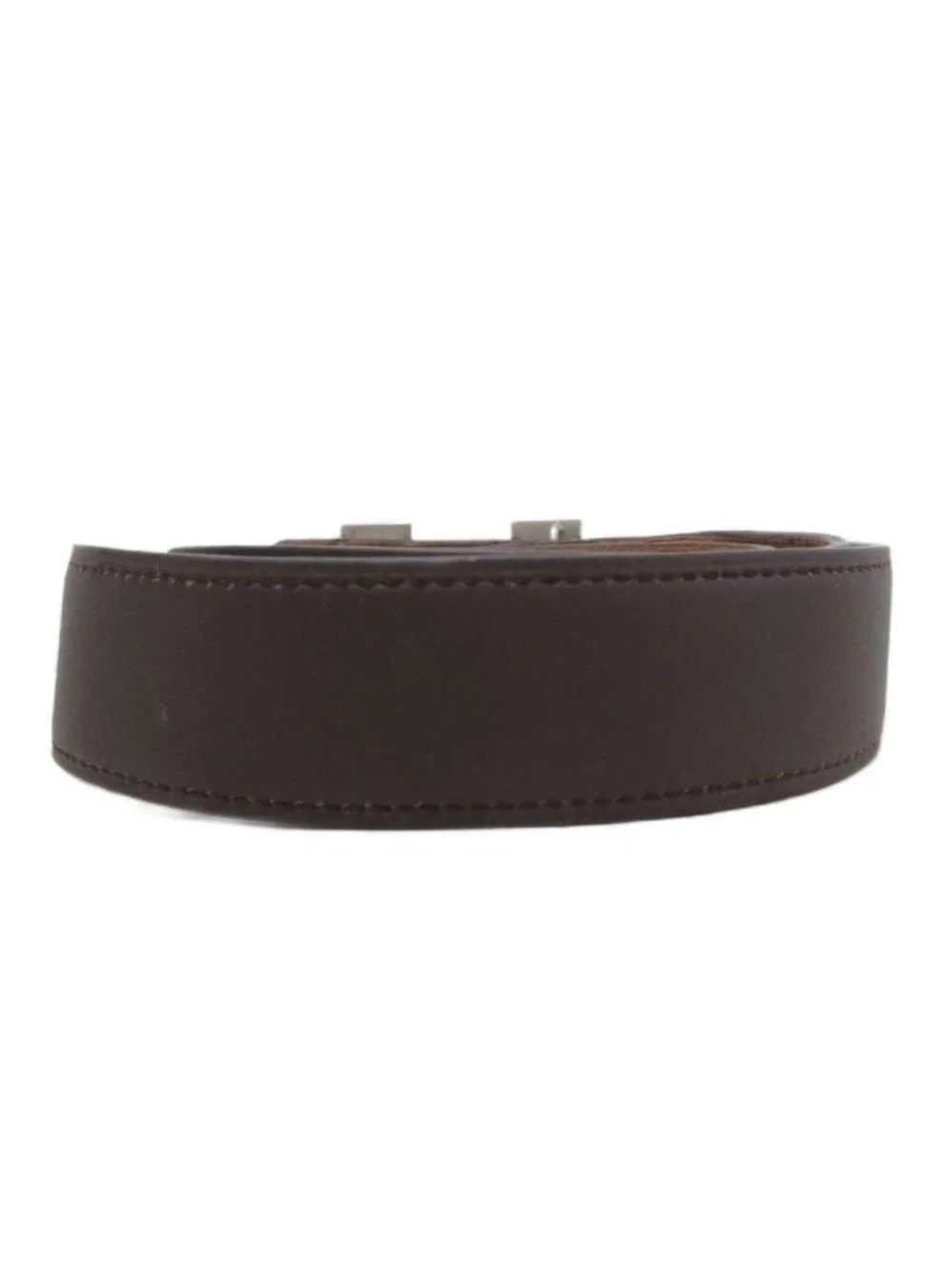 Hermes Constance Belt Logo Leather Buckle 80 Brown